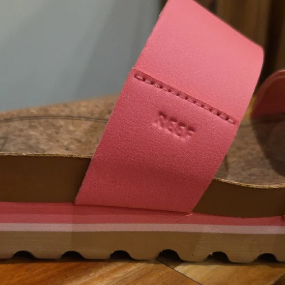 Reef Cushion Vista Hi Pink Braid Women's Sandals - Picture 6 of 7